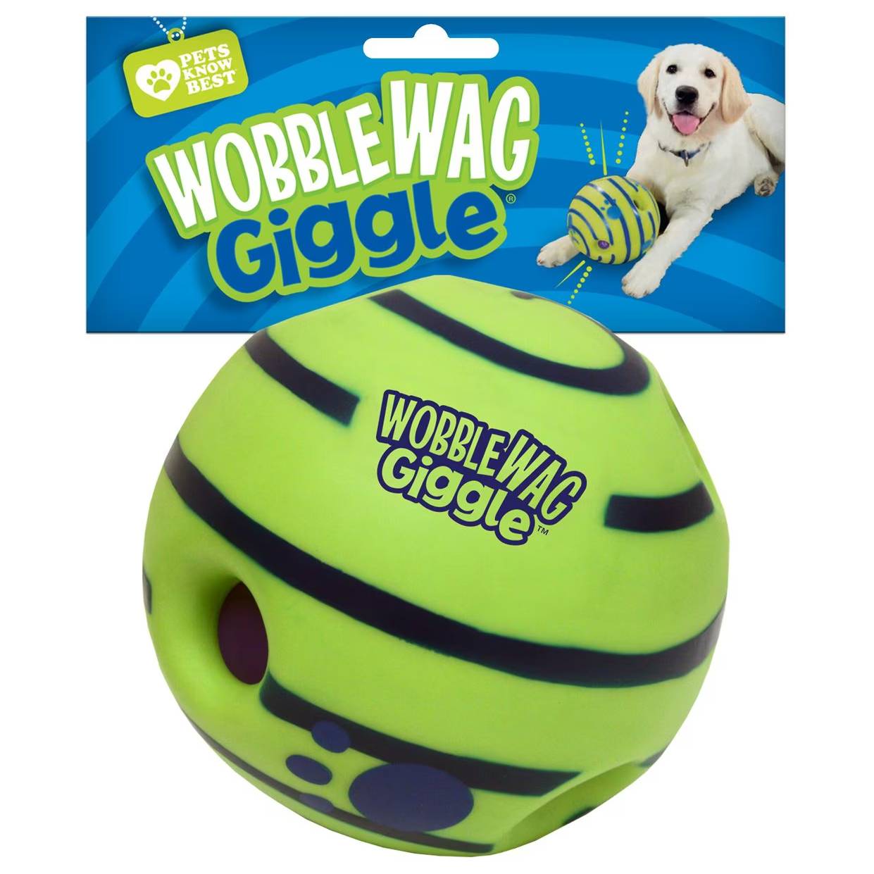 Wobble Wag Giggle Ball Dog Toy